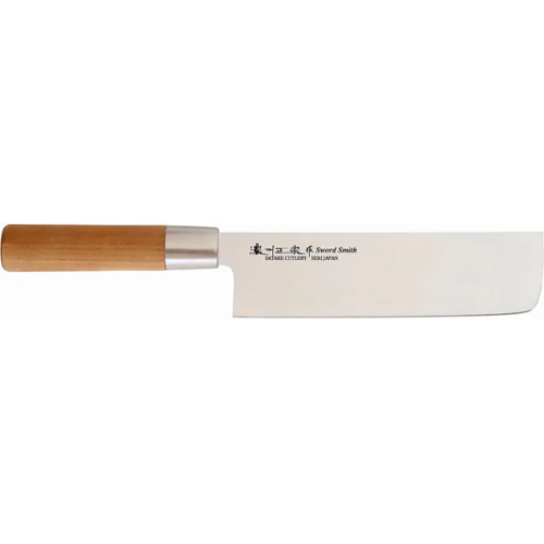 Satake - Noushu Masamuke Saku Chrome Nakiri kockkniv. 17 cm