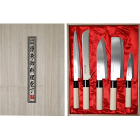 Satake - Houcho Box Knivset 5 Knivar