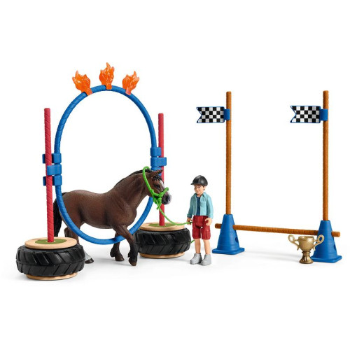 Schleich - Farm World 42482 Pony Agility Race