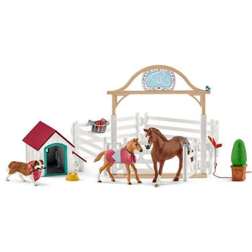 Schleich - Horse Club 42458 - Hannahs husdjurshästar och hunden Ruby