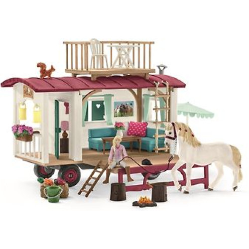 Schleich - Horse Club 42593 - Husvagn för hemliga klubbmöten