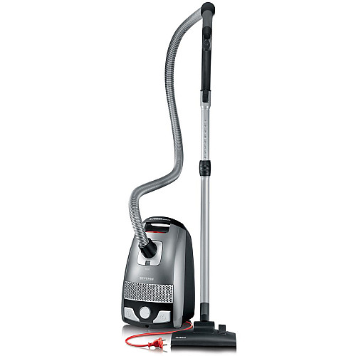 Severin golvdammsugare bc7045 - grå, hepa 13-filter för allergivänlig städning