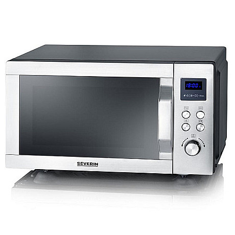 Severin - MW7777 - Rostfri - 25L volym, 900W + grillfunktion Severin - MW7777 - Rostfri - 25L volym, 900W + grillfunktion