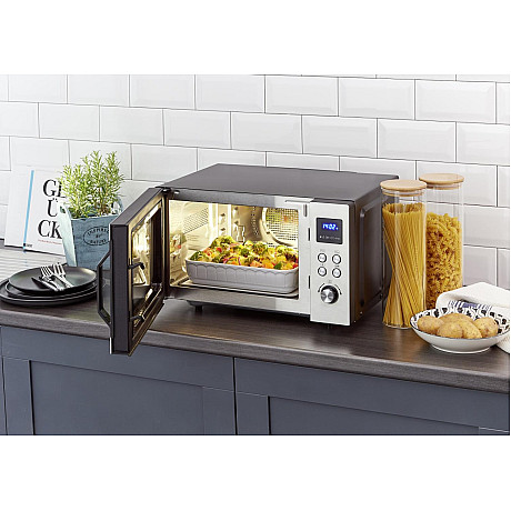 Severin - MW7777 - Rostfri - 25L volym, 900W + grillfunktion