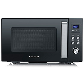 Fristående mikrovågsugn Severin - MW7763 - Svart - 25L, enkel mekanisk styrning