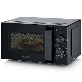Fristående mikrovågsugn Severin - MW7790 - Svart - 20L volym, Upptiningsfunktion
