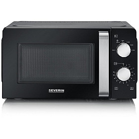 Fristående mikrovågsugn Severin - MW7886 - Svart - 17L kapacitet, med Roterande tallrik