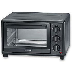 Airfryer Severin - TO2079 - Miniugn 20 liter med varmluft, pizzasten & grillspett