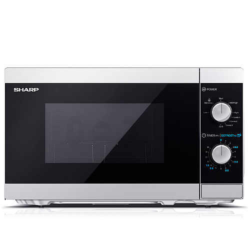 Sharp fristående mikrovågsugn yc-mg01e-s - 20 l mikro med gtill