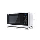 Sharp -   YCMS252AEW - Digital kontroll