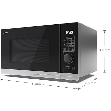 Sharp - YC-PC284AE-S - Rostfri - 28L kapacitet, 900W effekt