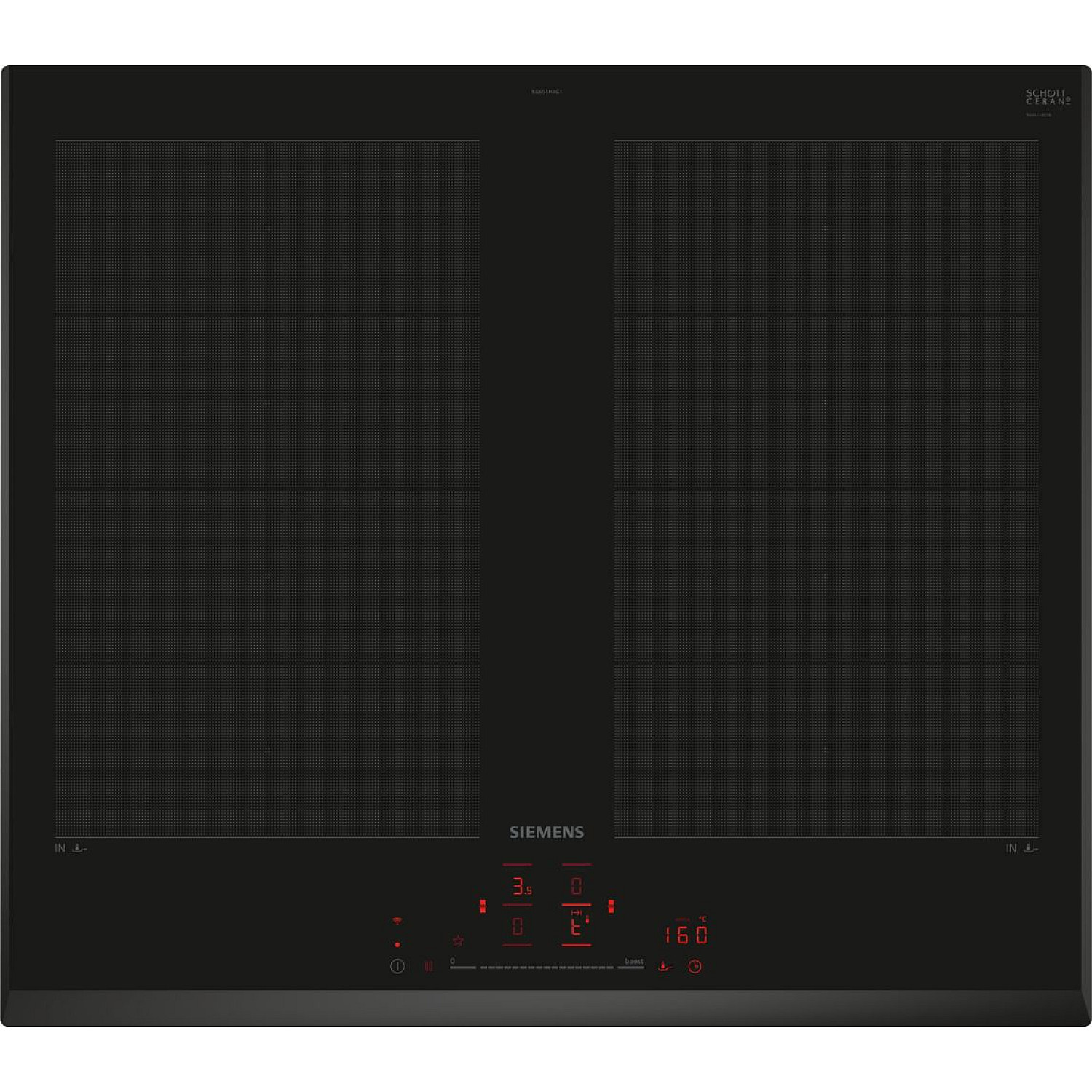 Siemens induktionsh&auml;ll ex651hxc1e induktionsh&auml;ll med flexinduction
