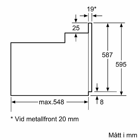 Siemens - HB010FBA1 iQ100 - Svart med Snabb uppvärmning 