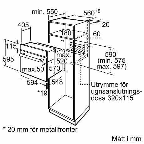 Siemens - HB010FBA1 iQ100 - Svart med Snabb uppvärmning 