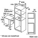 Siemens - HB010FBV1S + BF525LMW0 - Vit, ugn varmluft, mikro snabb 900 W