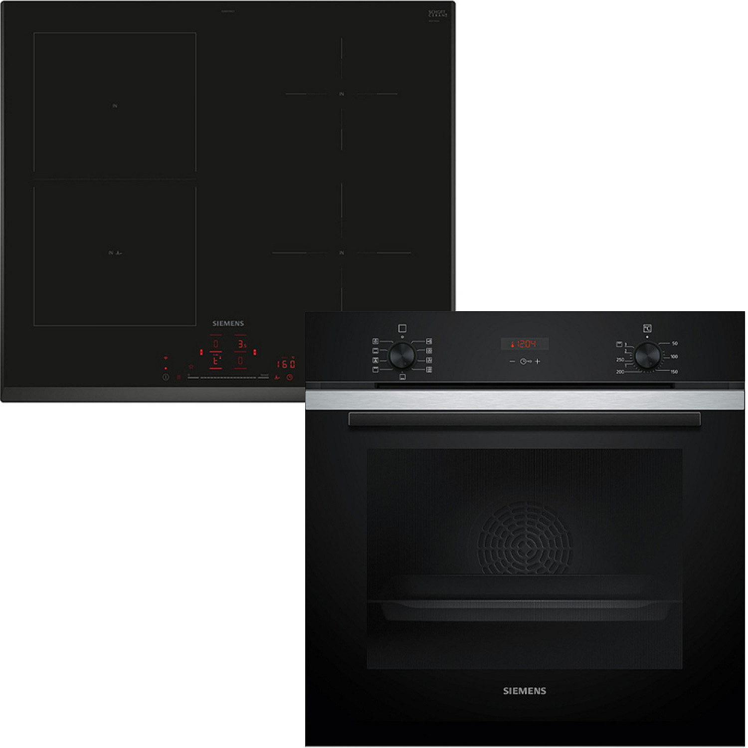 Siemens paket ugn och h&auml;ll hb234abs3f-ed651hsc1e