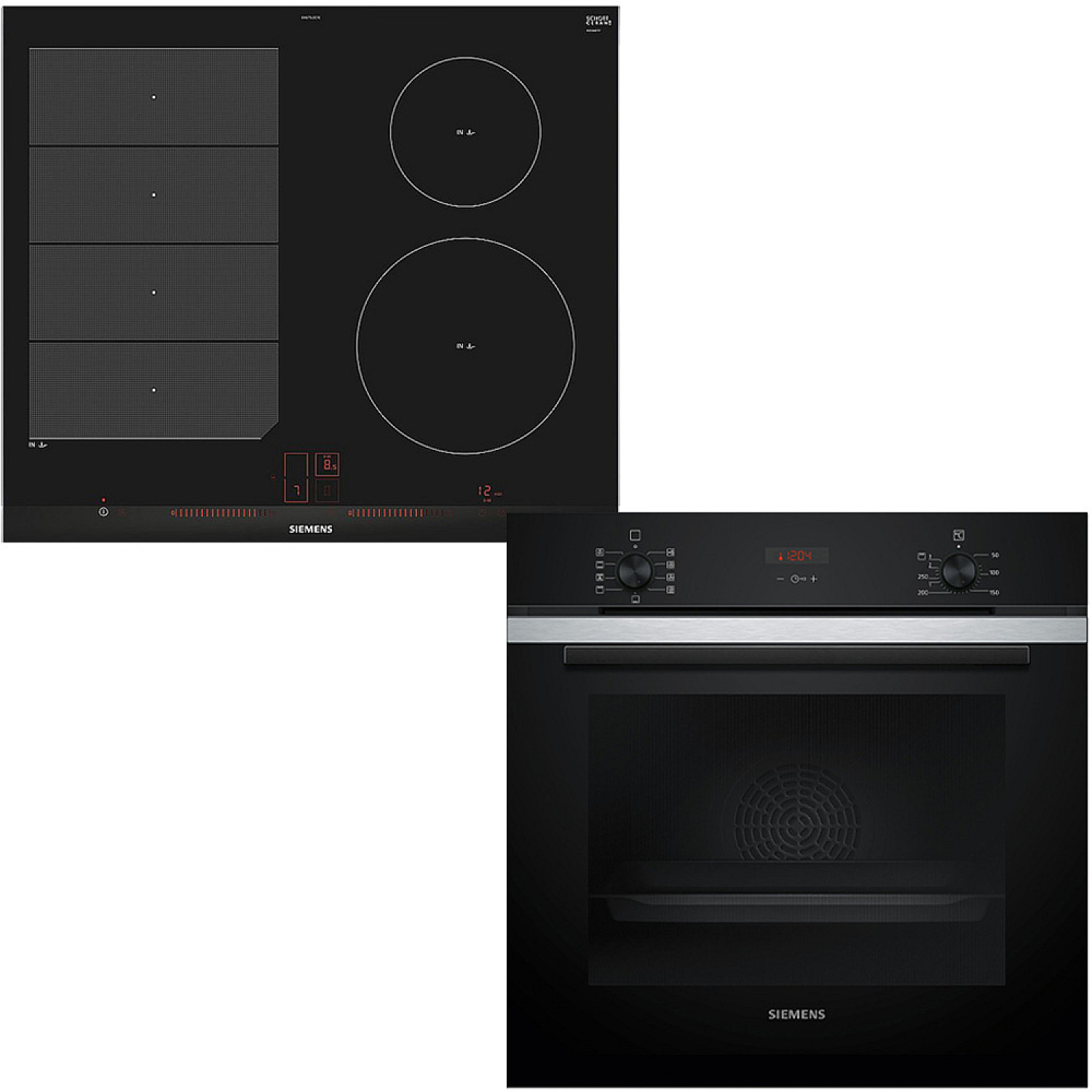 Siemens paket ugn och h&auml;ll hb234abs3f-ex675lec1e