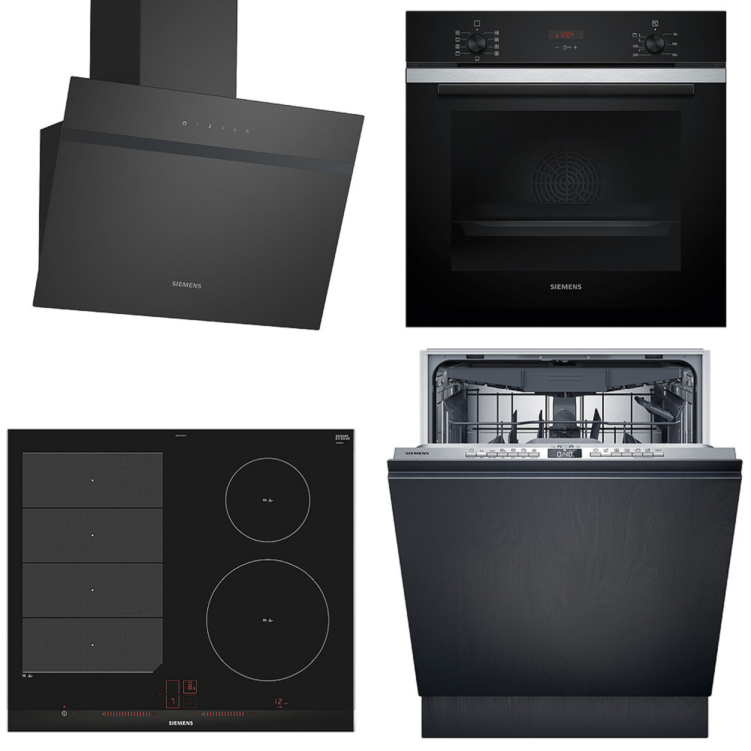 Siemens k&ouml;kspaket hb234abs3f-ex675lec1e-sx73hx03ve-lc65kdk60