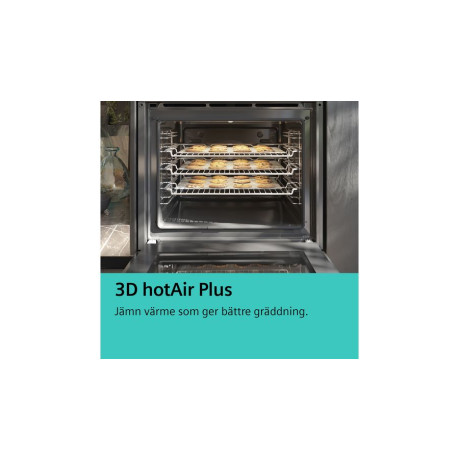 Siemens - HB272ABS0S - BF525LMS0 - iQ300, självrengörandeugn Siemens - HB272ABS0S - BF525LMS0 - iQ300, självrengörandeugn