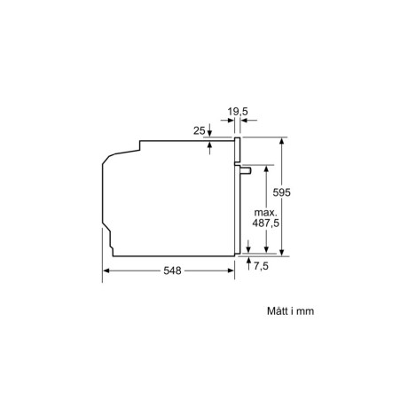 Siemens - HB272ABS0S - BF525LMS0 - iQ300, självrengörandeugn Siemens - HB272ABS0S - BF525LMS0 - iQ300, självrengörandeugn