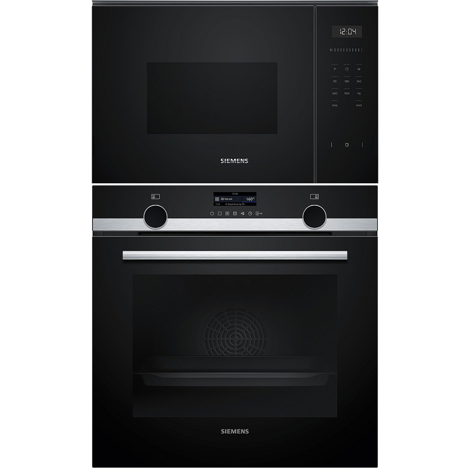 Siemens paket ugn och mikro hb579gbr3-bf525lmb1