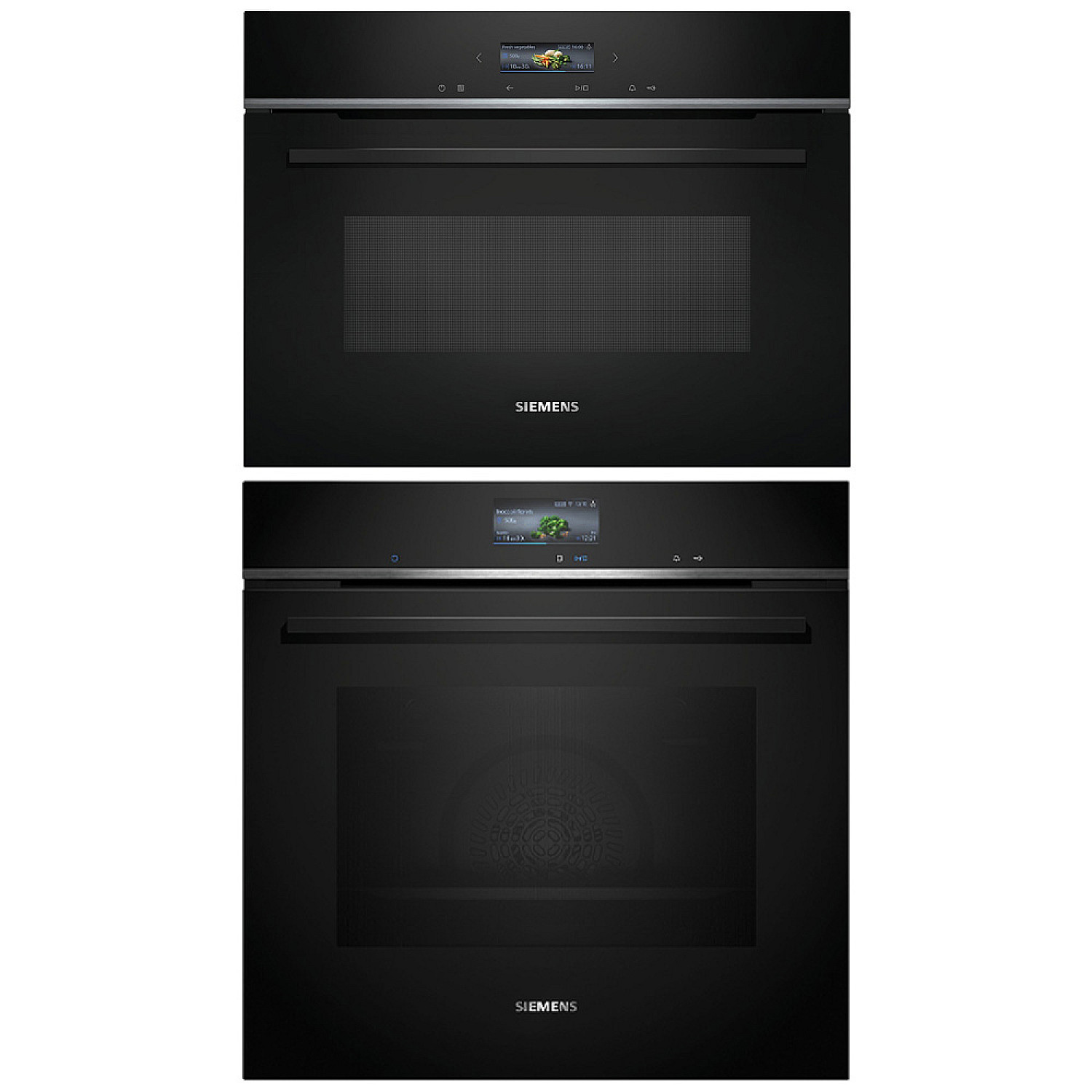 Siemens paket ugn och mikro hb776g3b2s-ce732gxb1, iq700, ugn med wifi + mikrov&aring;gsugn