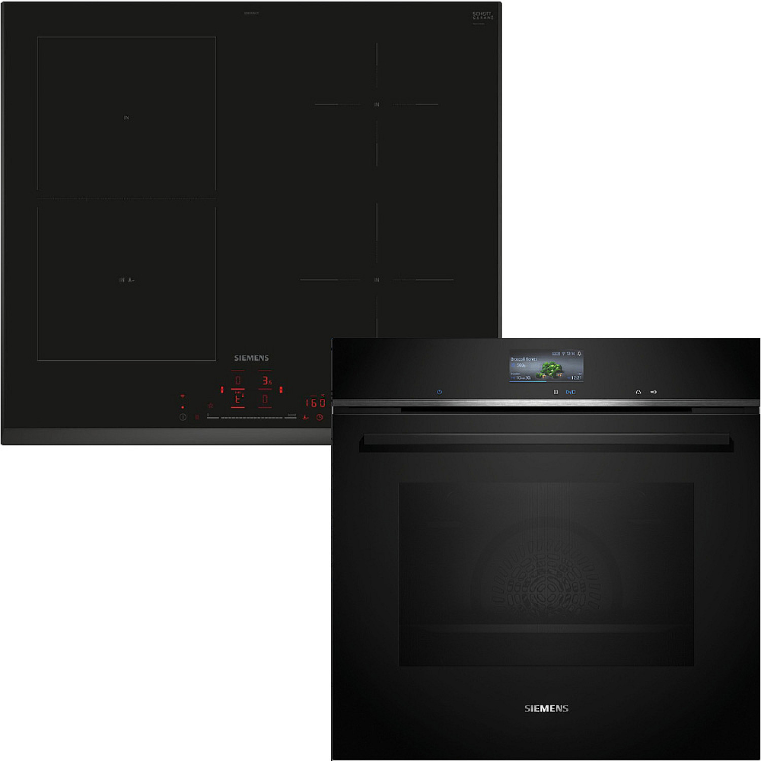 Siemens paket ugn och h&auml;ll hb776g3b2s-ed651hsc1e