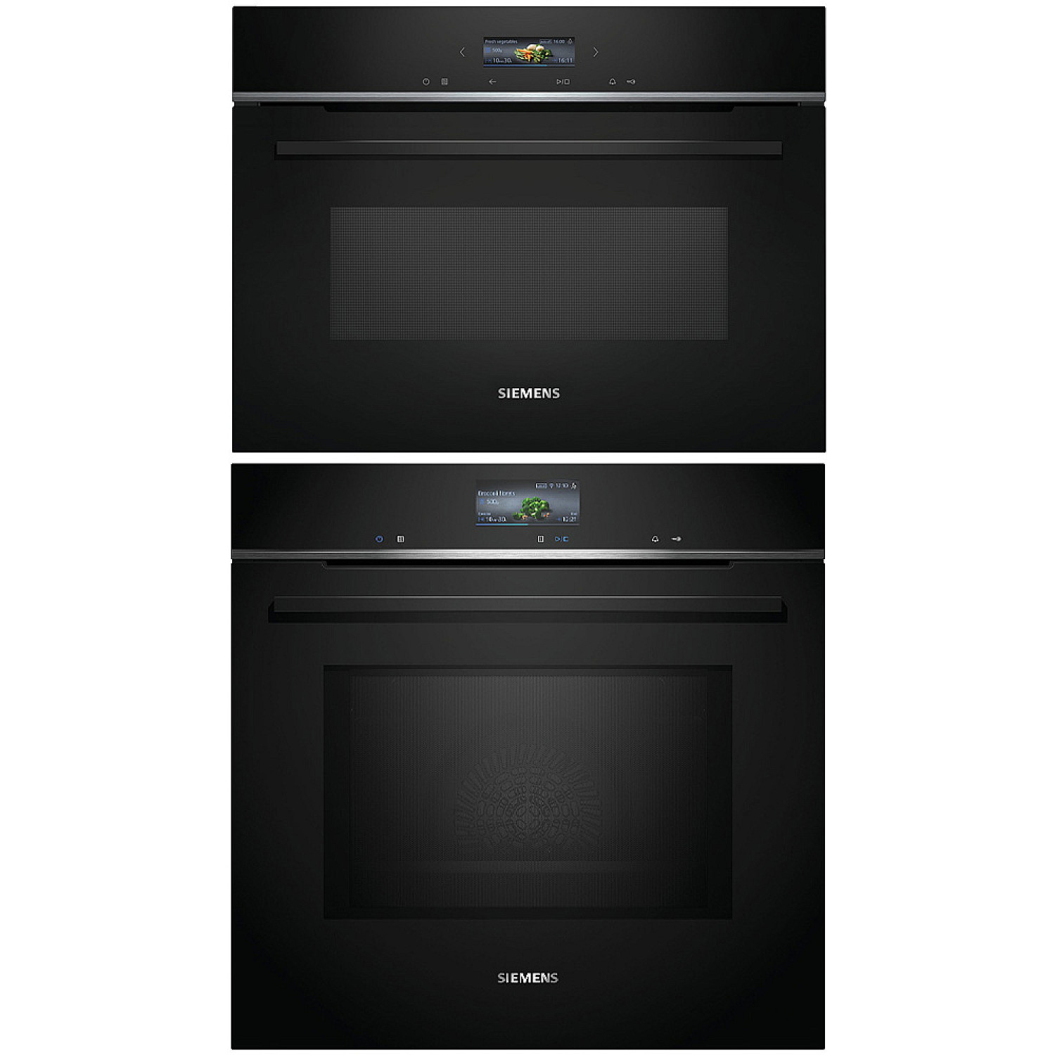 Siemens paket ugn och mikro hm736g1b1-ce732gxb1, iq700, kombiugn + inbyggnadsmikro
