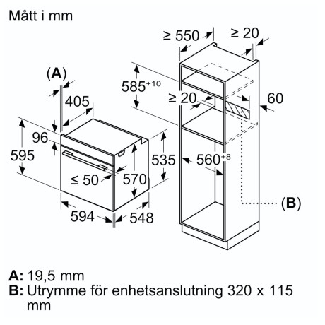 Siemens - HR274GBS0S - iQ300, ånga & sjävrengöring Siemens - HR274GBS0S - iQ300, ånga & sjävrengöring