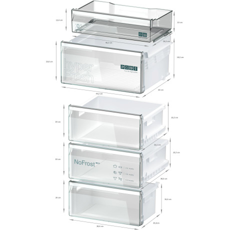 Siemens - KG36NVWDT - iQ300 Siemens - KG36NVWDT - iQ300