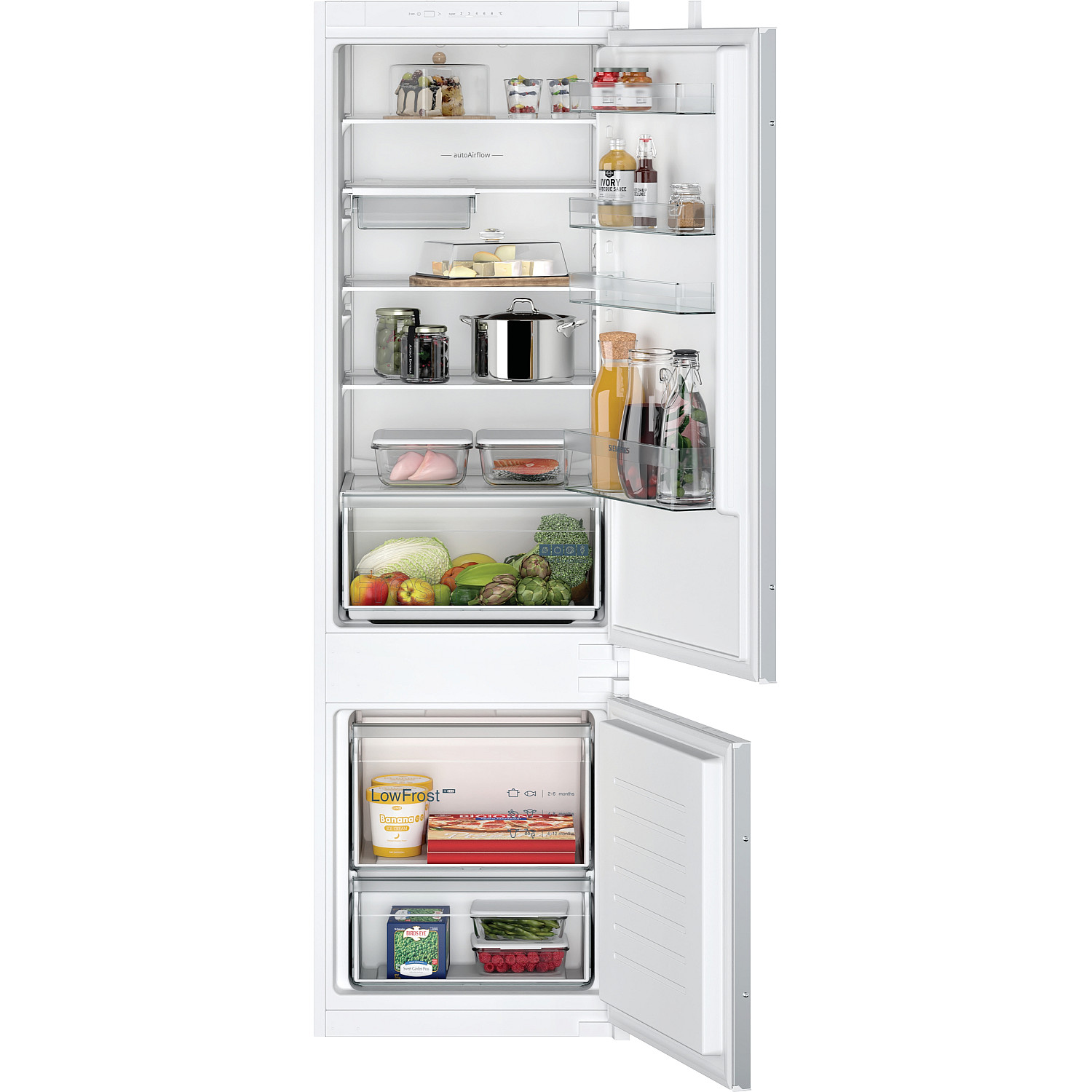 Siemens kyl över frys ki87v5se0 iq100 inbyggd kyl/frys
