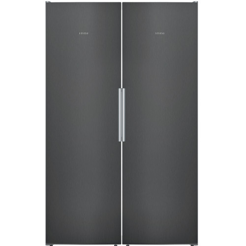 Siemens - KS36VVXDP - GS36NVXEV - iQ300 - BlackSteel. 186cm - FRI hemleverans