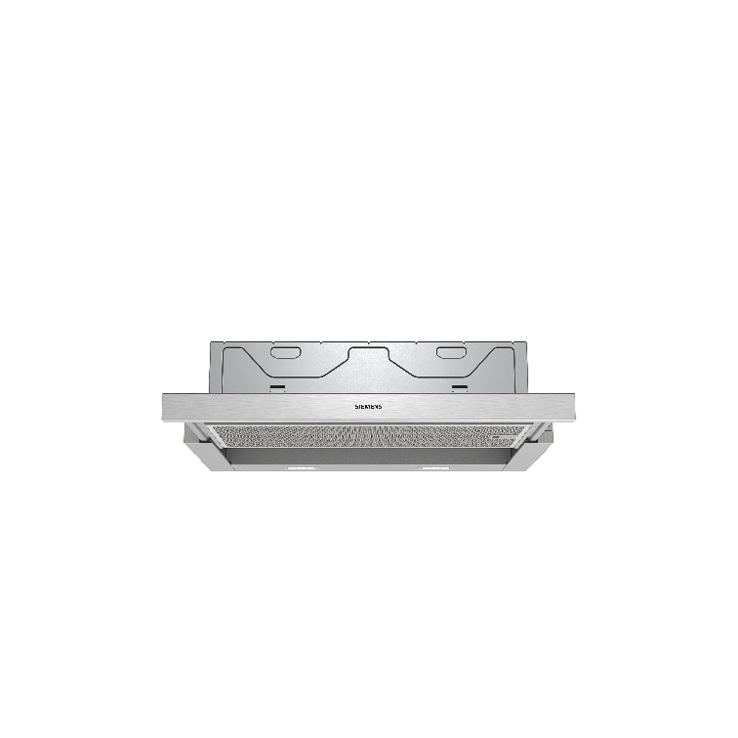 Siemens underbyggnadsfläkt li64ma531 utdragbar fläkt 60 cm silvermetallic