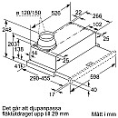 Siemens - LI64MA531 Utdragbar Fläkt 60 cm Silvermetallic