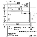 Siemens - LI64MA531 Utdragbar Fläkt 60 cm Silvermetallic