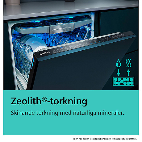 Siemens - SN45ZW08CE iQ500 - Vit, Zeolith-torkteknik