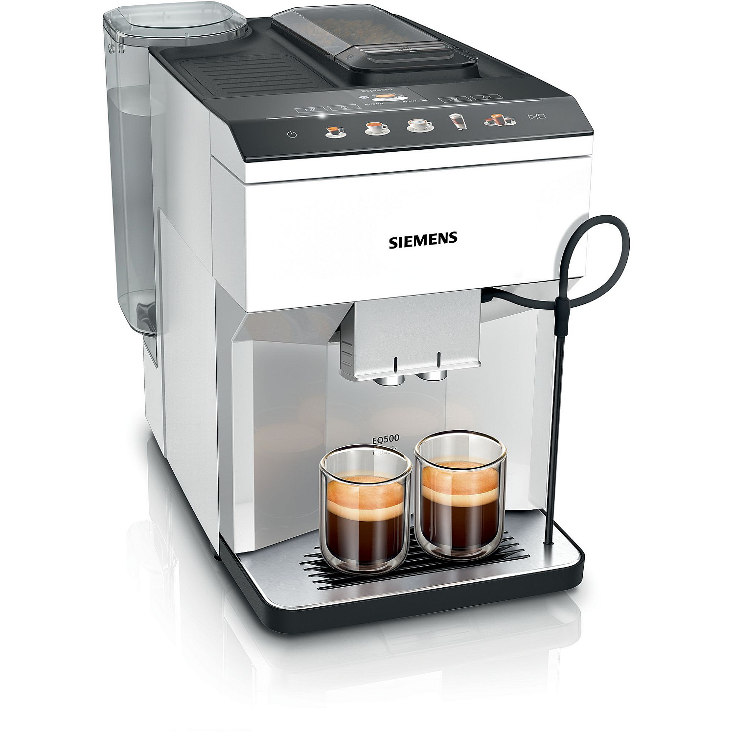 Siemens espressomaskin eq500 kaffemaskin, vit