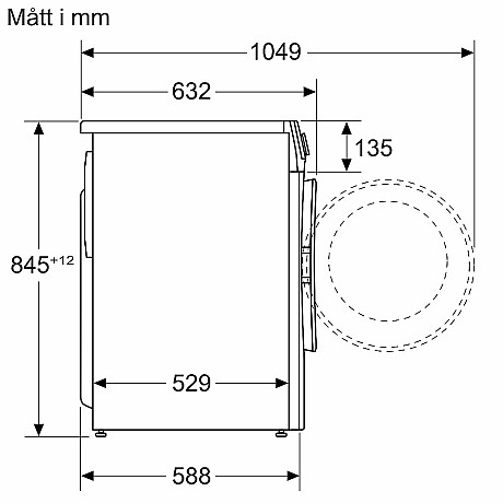 Siemens - WG42G2ZLDN - WQ42G20LDN, iQ500, 9kg tvätt, 9kg tork Siemens - WG42G2ZLDN - WQ42G20LDN, iQ500, 9kg tvätt, 9kg tork