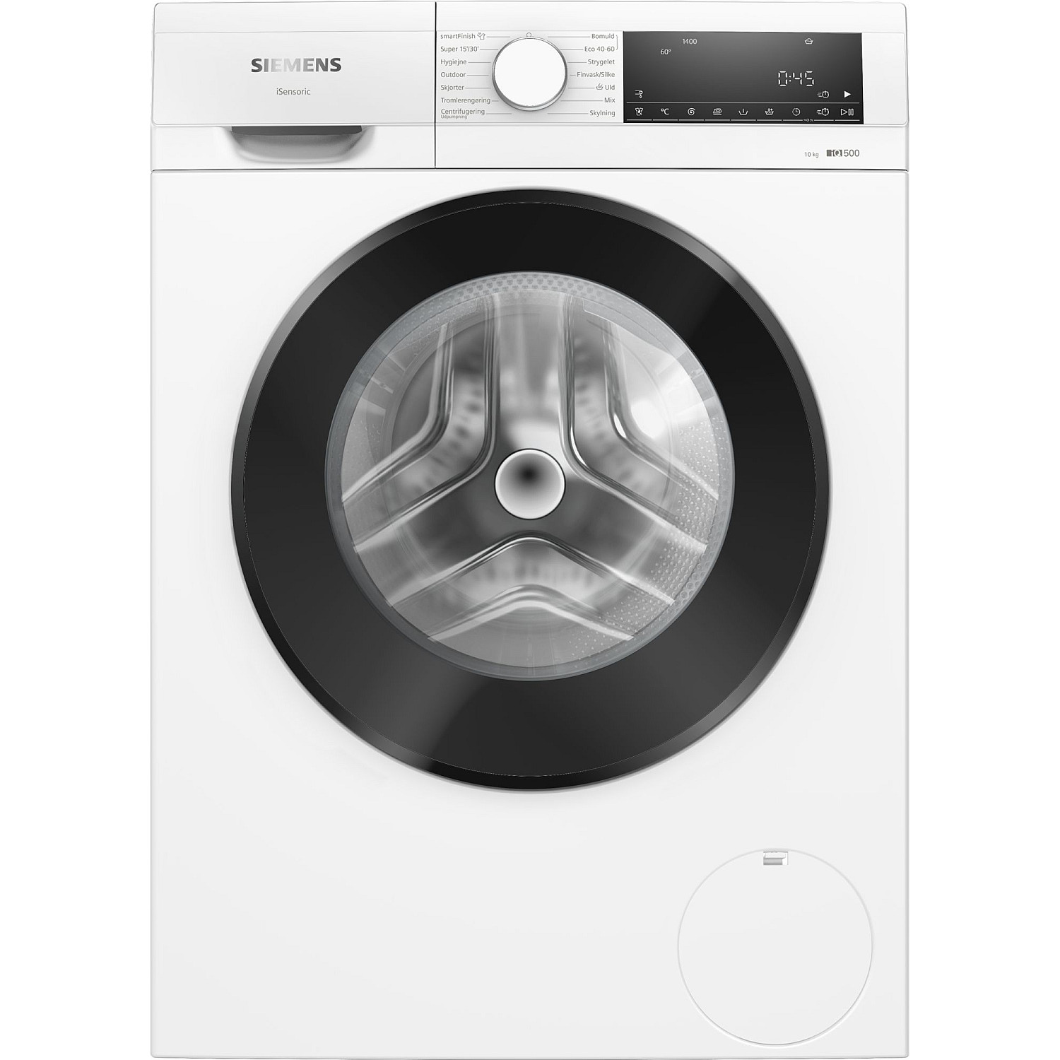 Siemens frontmatad tvättmaskin wg54g2zodn - iq500