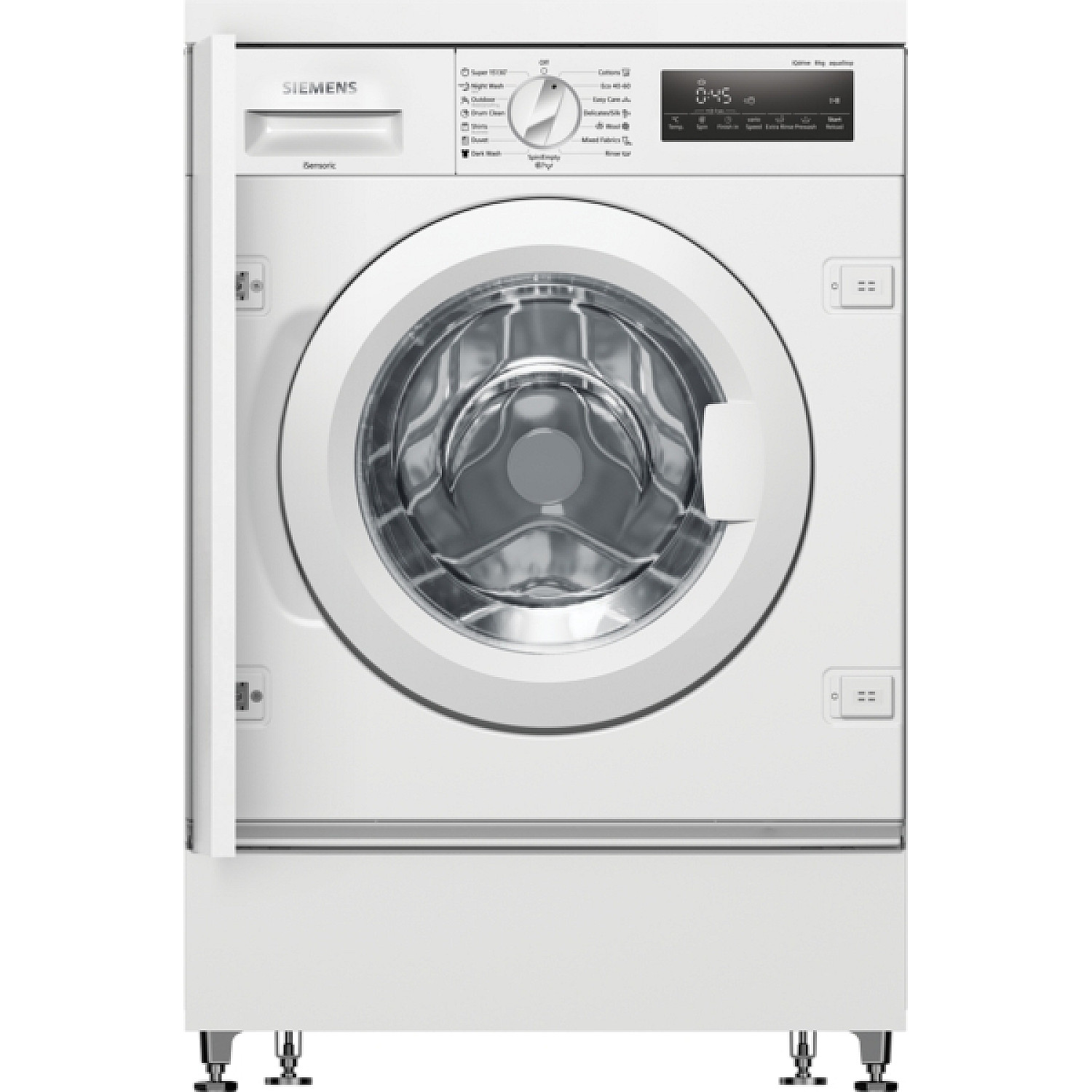 Siemens frontmatad tvättmaskin wi14w542eu 8 kg isensoric inbyggd