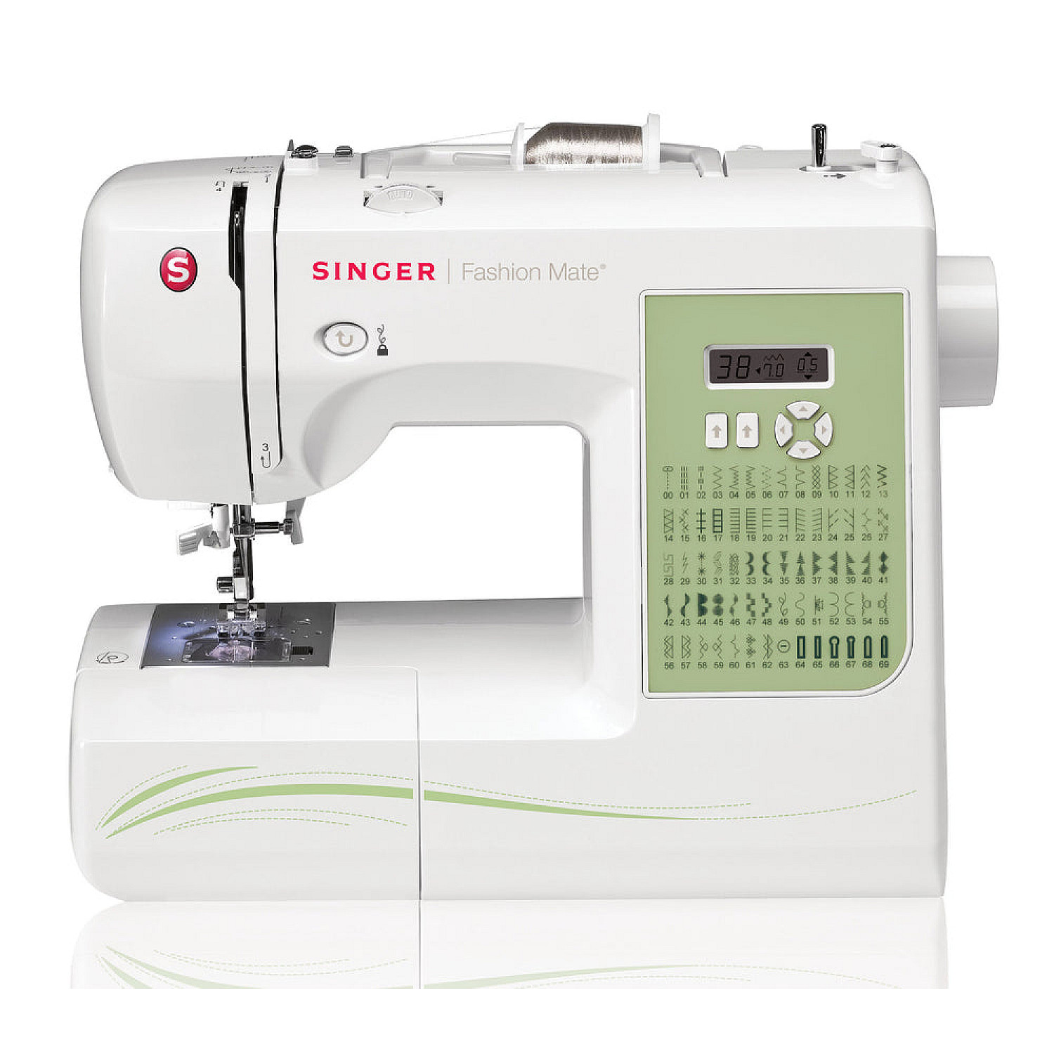 Singer symaskin fashion mate 7256 70 stygn lcd automatisk trädning