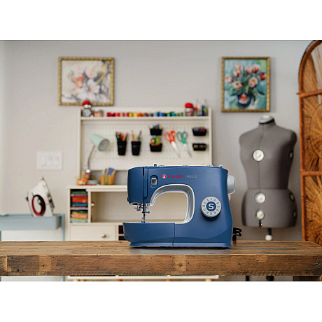 Singer - M3335 23 stygn justerbar bredd blå