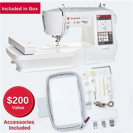 Singer - SE9185 sy och broderimaskin LCD USB