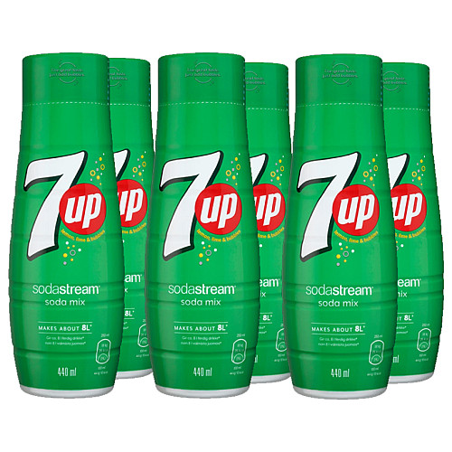 Sodastream tillbehör kolsyremaskin 7up 6-pack