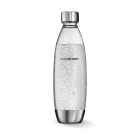 Sodastream - flaska 1L fuse metal, diskmaskinssäker