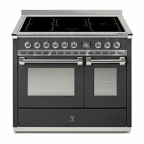 Steel - Induktionsspis Ascot Combi-Steam 100cm med Två Ugnar, Svart/Rostfri Steel - Induktionsspis Ascot Combi-Steam 100cm med Två Ugnar, Svart/Rostfri
