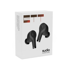 Sudio - - Ett anc true wireless in-ear  svart mic