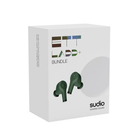Sudio - - Ett + qi laddare tws in-ear grön