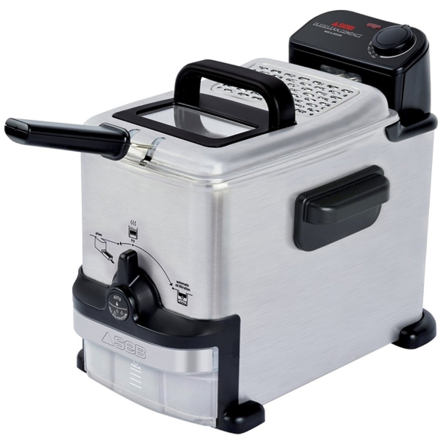 Tefal frit&ouml;s fr701616 semi-professionell frit&ouml;s 2l oleoclean-teknik