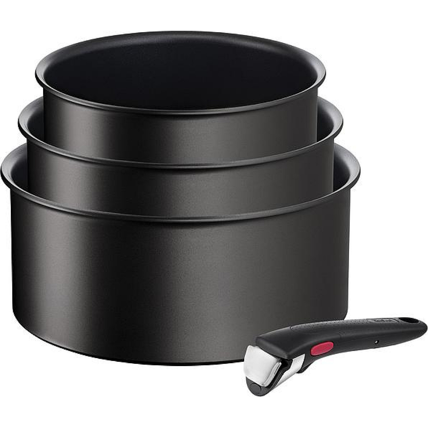 Tefal stekpanna 770086 ingenio eco resist kokkärlsset 4-delat reptålig titanbeläggning